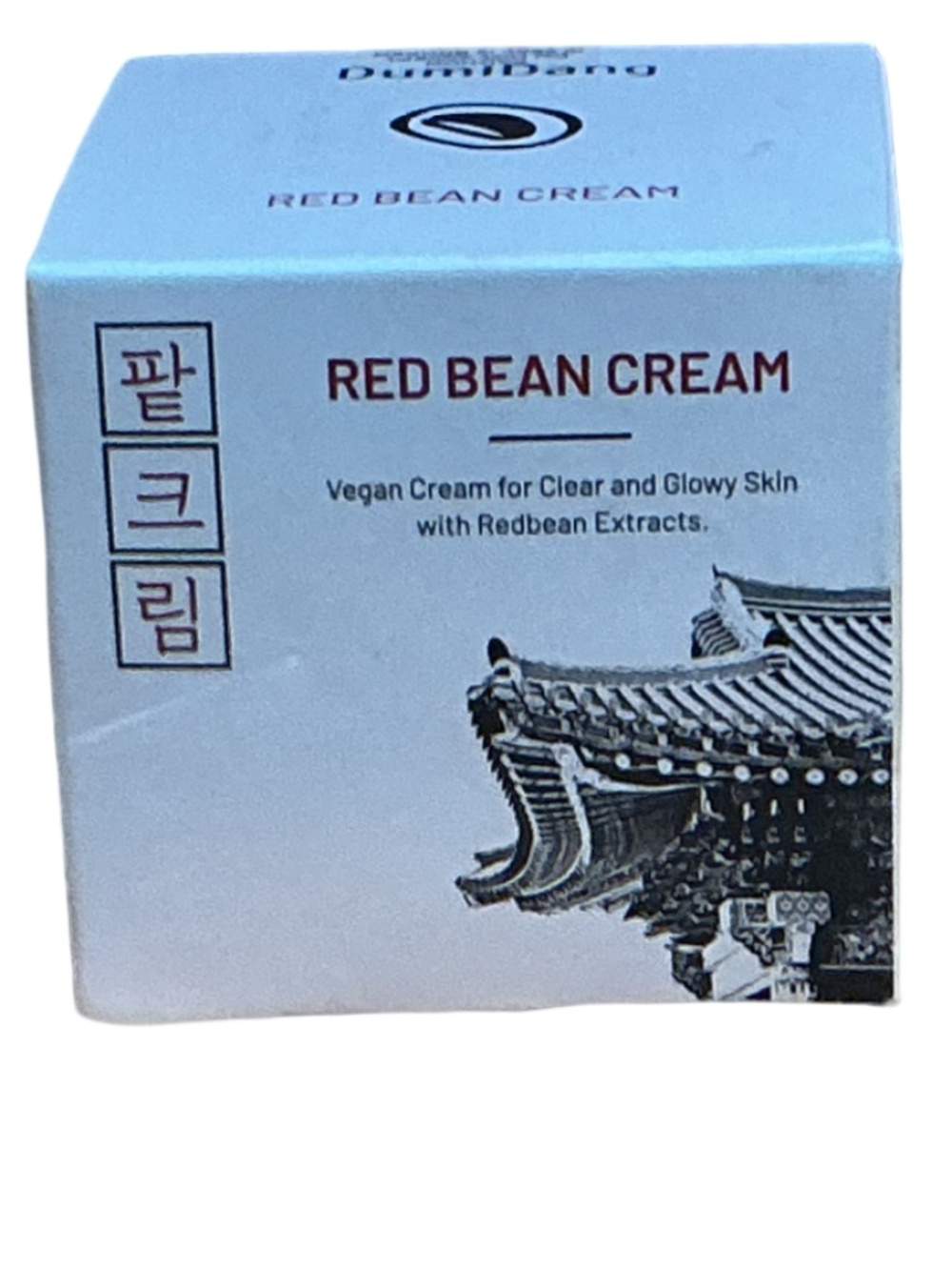 DumiDang Red Bean Cream, 1.76 oz, Korean, for Clear & Glowy Skin, Vegan